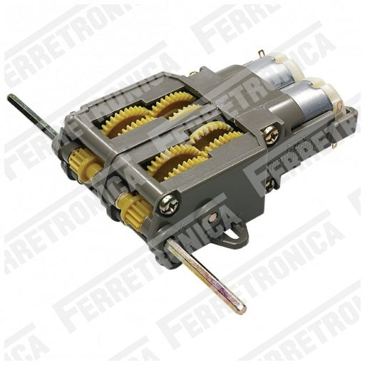 Motorreductor Tamiya 70097 de 2 Velocidades con doble motor para robotica, ferretrónica