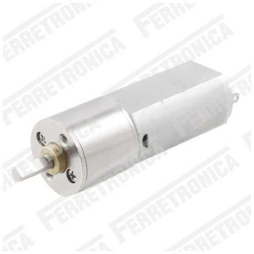 Motorreductor velocista 16 ga con torque de 300 gr por cm a 3000 RPM, ferretrónica
