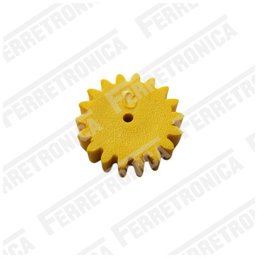 Piñon Engranaje Plastico C - 18 dientes - ø 1.9 cm, Ferretrónica