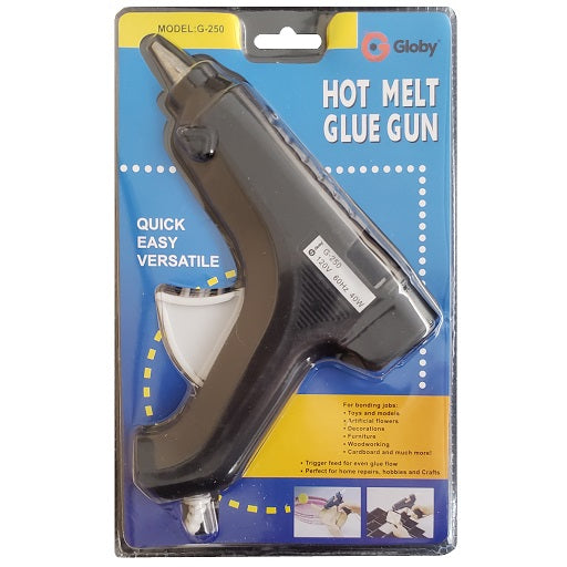 Pistola de Silicona Grande 40W - Barra de Silicona Gruesa para trabajos caseros y livianos, Ferretrónica