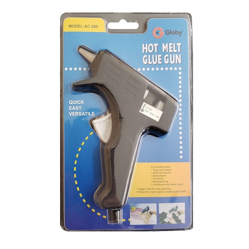 Pistola de Silicona Pequeña 10W - Barra Silicona Delgada para trabajos caseros y livianos, Ferretrónica