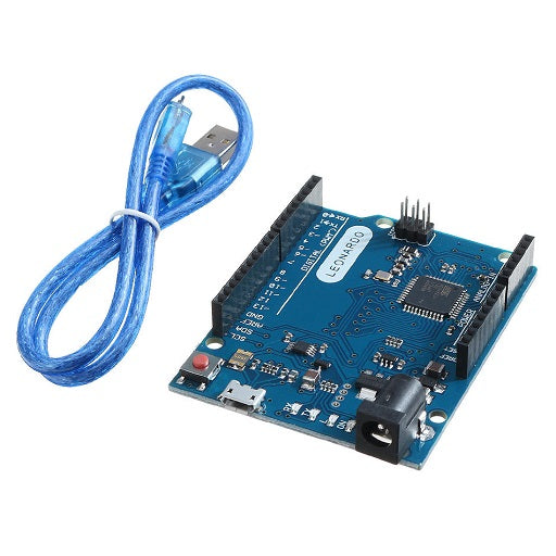 Placa de Desarrollo Leonardo R3 Compatible con Arduino, Ferretrónica