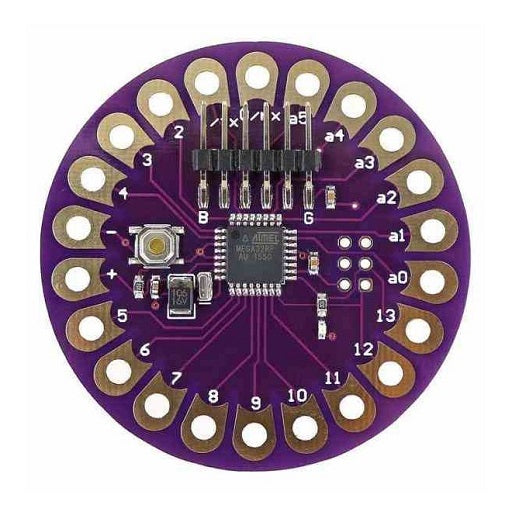 Placa de Desarrollo Lilypad Compatible con Arduino, Ferretrónica