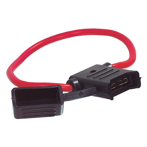 Portafusible Aereo para Fusible de Carro Tamaño Estandar 32V - 30A Calibre 10AWG Porta Fusible para Vahiculo Coche, Ferretrónica