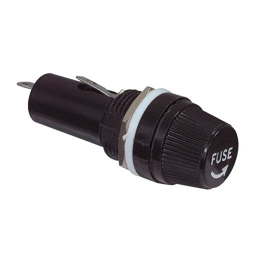 Portafusible Largo para Chasis - Fusible 6mm x 30mm Porta Fusible, Ferretrónica