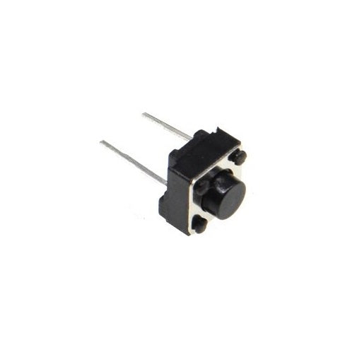 Pulsador de 2 Pines Normalmente Abierto 6mm x 6mm x 5mm Push Boton, Ferretronica