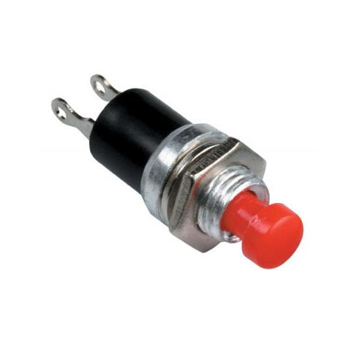 Pulsador de 2 Pines Normalmente Cerrado 7.3mm x 7.5mm para Chasis Push Boton, Ferretronica