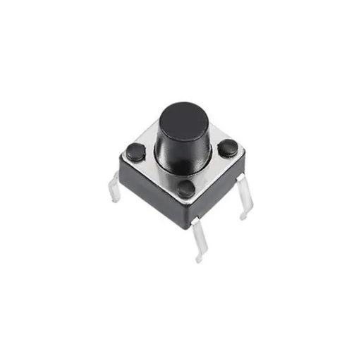 Pulsador de 4 Pines Normalmente Abierto 6mm x 6mm x 5mm Push Boton, Ferretronica