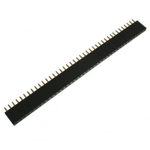 Regleta de Pines Header Macho - Hembra 1x40 2.54mm conector Macho Hembra para Soldar, Ferretronica