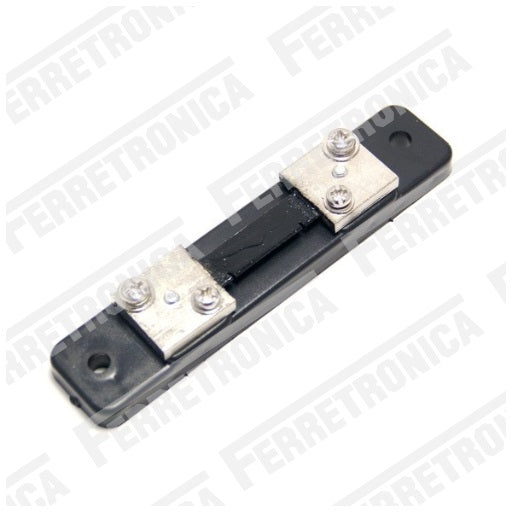 Resistencia Shunt para Voltimetro Amperimetro en DC (corriente continua) con capacidad 100 V - 10A, ferretrónica