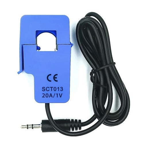 Sensor de Corriente AC No Invasivo 20A SCT-013-020 Tipo Pinza SCT 013 020 20A AC por Voltio, Ferretronica