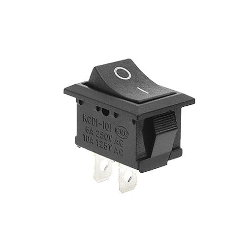 Switch Interruptor Balancin 20mm x 14mm x 20mm para Chasis de 2 Pines y 2 Posiciones 2P - 2P 1 Polo y 1 Tiro, Ferretronica