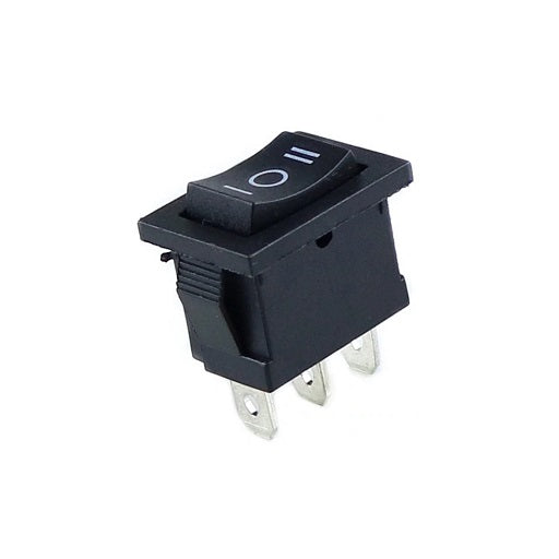 Switch Interruptor Balancin 20mm x 14mm x 20mm para Chasis de 3 Pines y 3 Posiciones 3P - 3P 1 Polo y 2 Tiro, Ferretronica