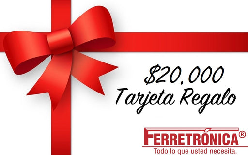 Tarjeta Regalo $20.000 Ferretrónica
