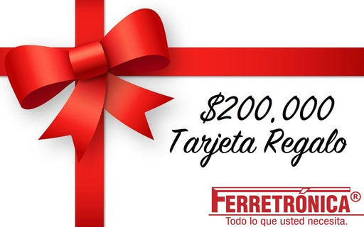 Tarjeta Regalo $200.000 Ferretrónica