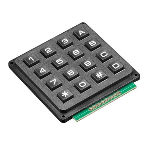 Teclado Matricial Profesional 4x4 Formato PCB 16 Teclas, Ferretronica