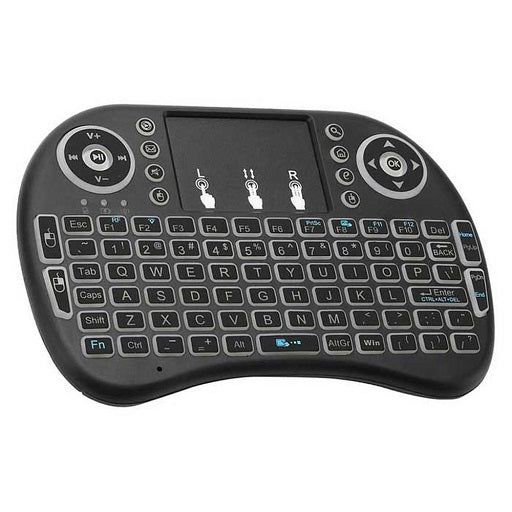 Teclado inalambrico empleado en Raspberry PI - Smart TV - PC por Bluetooth 2.4 Ghz, Ferretronica