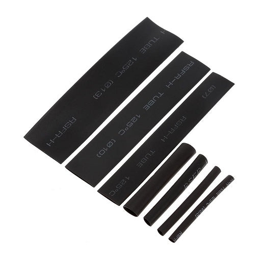 Tubo Termoencogible 3mm Color Negro x Metro, Ferretrónica