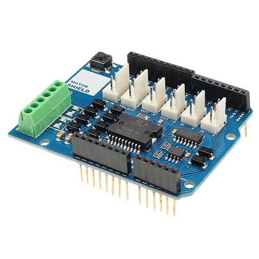 arduino shield motor l298 driver controlador de motores para arduino, ferretronica