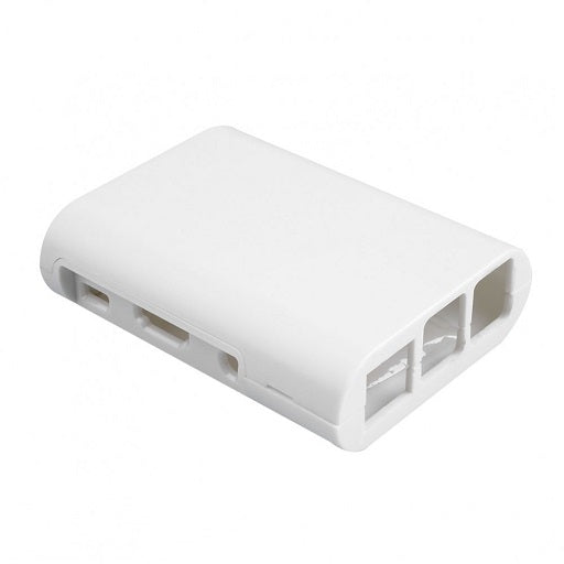 caja blanca para raspberry pi case, ferretrónica