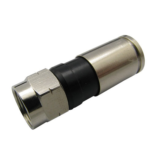 conector RG6 Tipo F para ponchar en cable coaxial, ferretrónica