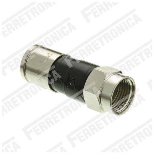 conector RG6 para ponchar en cable coaxial, ferretrónica