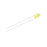 diodo led 3mm amarillo difuso, ferretronica