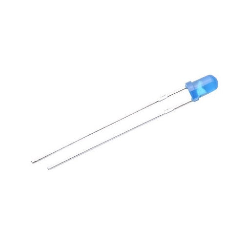diodo led 3mm azul difuso, ferretronica
