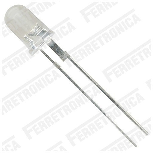 diodo led 3mm blanco difuso, ferretrónica