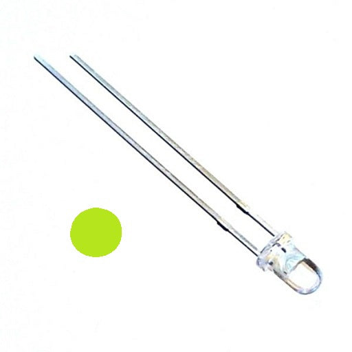 diodo led 3mm chorro amarillo, azul, verde, rojo, blanco, ferretronica