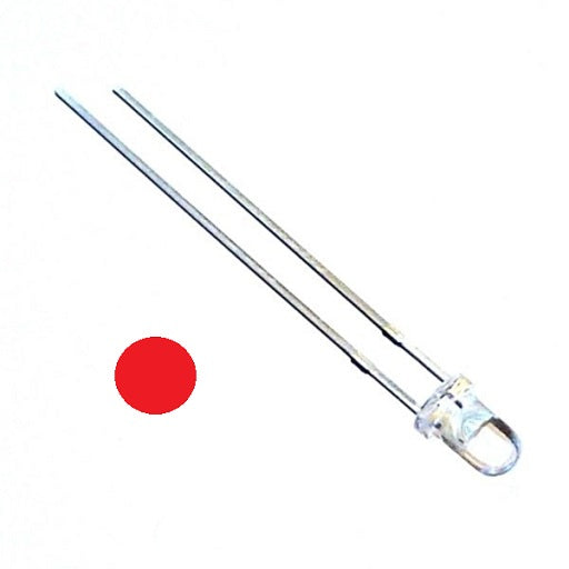 diodo led 3mm chorro rojo, azul, verde, amarillo, blanco, ferretronica