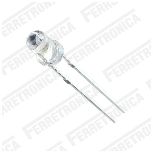 diodo led 3mm chorro rojo, azul, verde, amarillo, blanco, ferretrónica