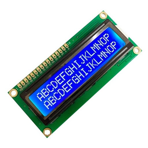 display lcd 2x16 azul con retroiluminacion, ferretronica