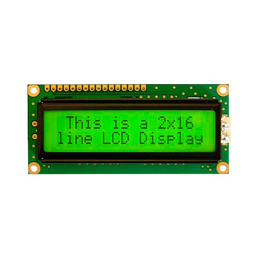display lcd 2x16 verde con retroiluminacion, ferretronica