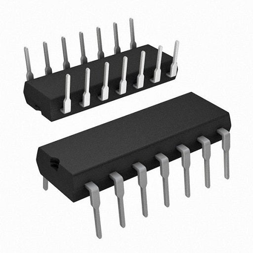 integrado 74ls04 compuerta lógica inversora not, ferretrónica