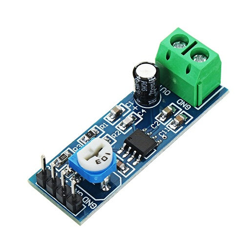Amplificador de Audio LM386 Monofónico - Ganancia 200