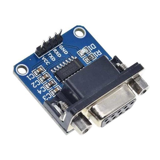 modulo convertidor serial db9 hembra rs323 a datos seriales TTL con max232, ferretronica