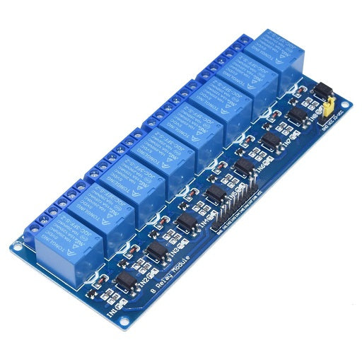modulo relay 8 canales 5v rele, ferretronica