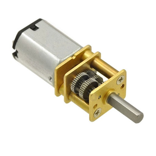 motorreductor 2 Kg de torque a 20 RPM piñones metalicos especial para robotica, ferretronica