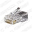 plug rj45 metalico blindado cat 5e de ponchar para cable de red utp, ferretrónica