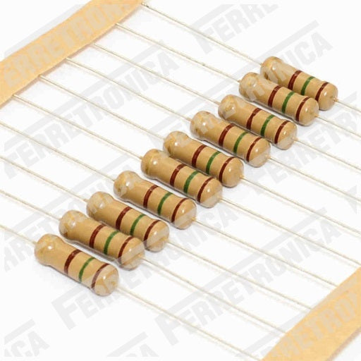 resistencia de 1-4 watt, entre 1 ohm y 22 Mohm, paquete de 10 piezas, ferretrónica