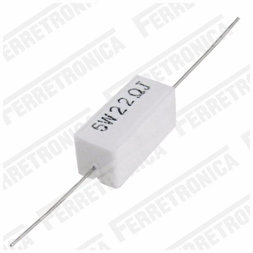 resistencias de 5W de potencia de 0,1 ohm a 820 ohm, ferretrónica