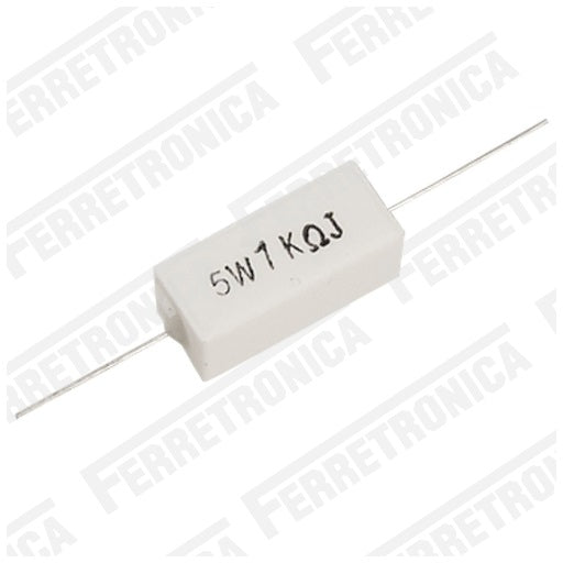 resistencias de 5W de potencia de 1 kohm a 100 kohm, ferretrónica