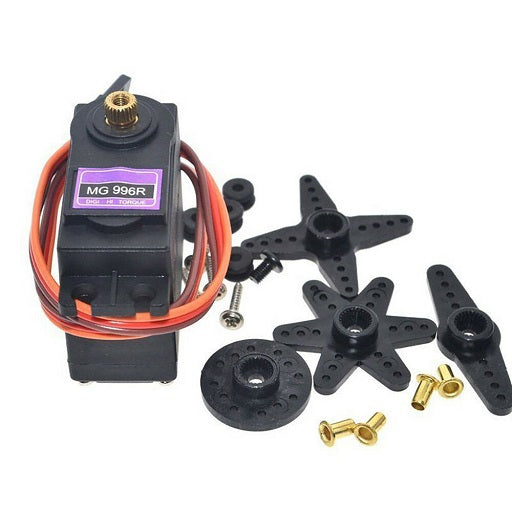 servomotor mg996r piñoneria metalica, ferretronica