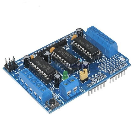 shield l293d para control de motores dc y servomores, ferretronica