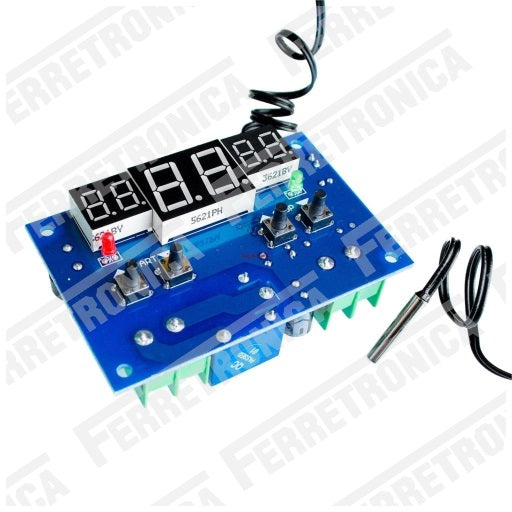 termostato control de temperatura w1401, ferretrónica