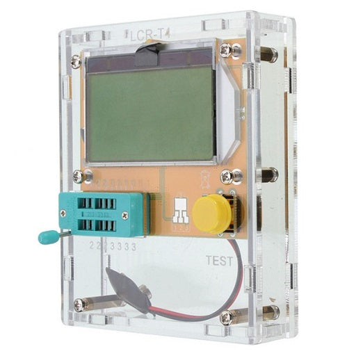 tester multifuncional, mide transistores, scr, triac, resistencias, bobinas, inductancias, condensadores, mosfet, fet, ferretronica